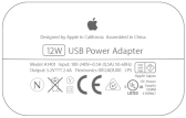 Apple 12 watt USB adapter
